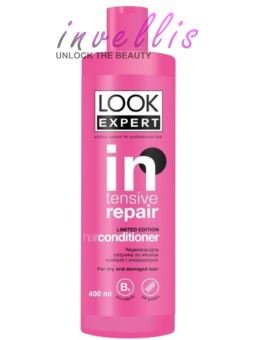 LOOK EXPERT INTENSIVE REPAIR REGENERATING CONDITIONER FOR DRY AND DAMAGED HAIR 400ML invellis kosmetyki tanie uk naturalne zdrow