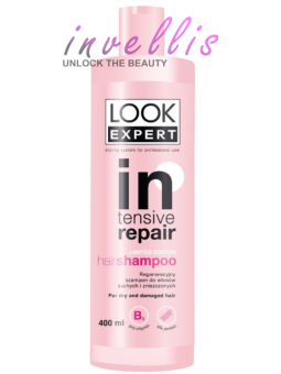 LOOK EXPERT INTENSIVE REPAIR REGENERATING SHAMPOO FOR DRY AND DAMAGED HAIR 400ML invellis kosmetyki tanie uk naturalne zdrowie u