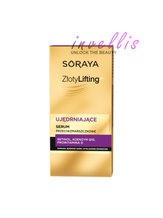 SORAYA GOLDEN LIFTING FIRMING ANTI-WRINKLE SERUM 30ML invellis kosmetyki tanie uk naturalne zdrowie uroda