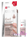 EVELINE NAIL THERAPY ODZYWKA DO PAZNOKCI 6W1 CARE AND COLOUR LATTE 5ML invellis kosmetyki tanie uk naturalne zdrowie uroda