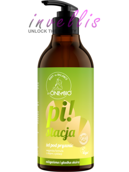 ONLYBIO BODY IN BALANCE PISTACHIO SHOWER GEL 400ML invellis kosmetyki tanie uk naturalne zdrowie uroda