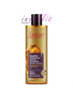 JANTAR TAMING SHAMPOO FOR CURLY AND WAVY HAIR WITH AMBER ESSENCE PEPTIDES AND CERAMIDES 300ML invellis kosmetyki tanie uk natura