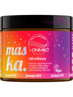 ONLYBIO HAIR IN BALANCE RESCUE MASK FOR ALL HAIR POROSITY 200ML invellis kosmetyki tanie uk naturalne zdrowie uroda