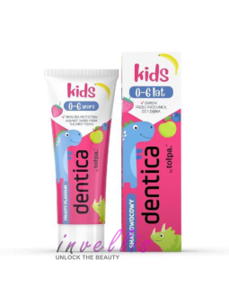 TOLPA DENTICA TOOTHPASTE KIDS 0-6 YEARS FRUITY 50ML invellis kosmetyki tanie uk naturalne zdrowie uroda