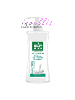 BIALY JELEN INTIMATE HYGIENE EMULSION GOAT'S MILK MOISTURIZING 265ML invellis kosmetyki tanie uk naturalne zdrowie uroda