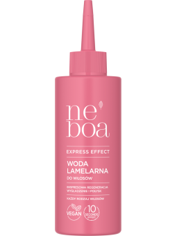 NEBOA EXPRESS EFFECT WODA LAMELARNA DO WLOSOW REGENERACJA WYGLADZENIE I POLYSK KAZDY RODZAJ WLOSOW 200ML invellis kosmetyki tani