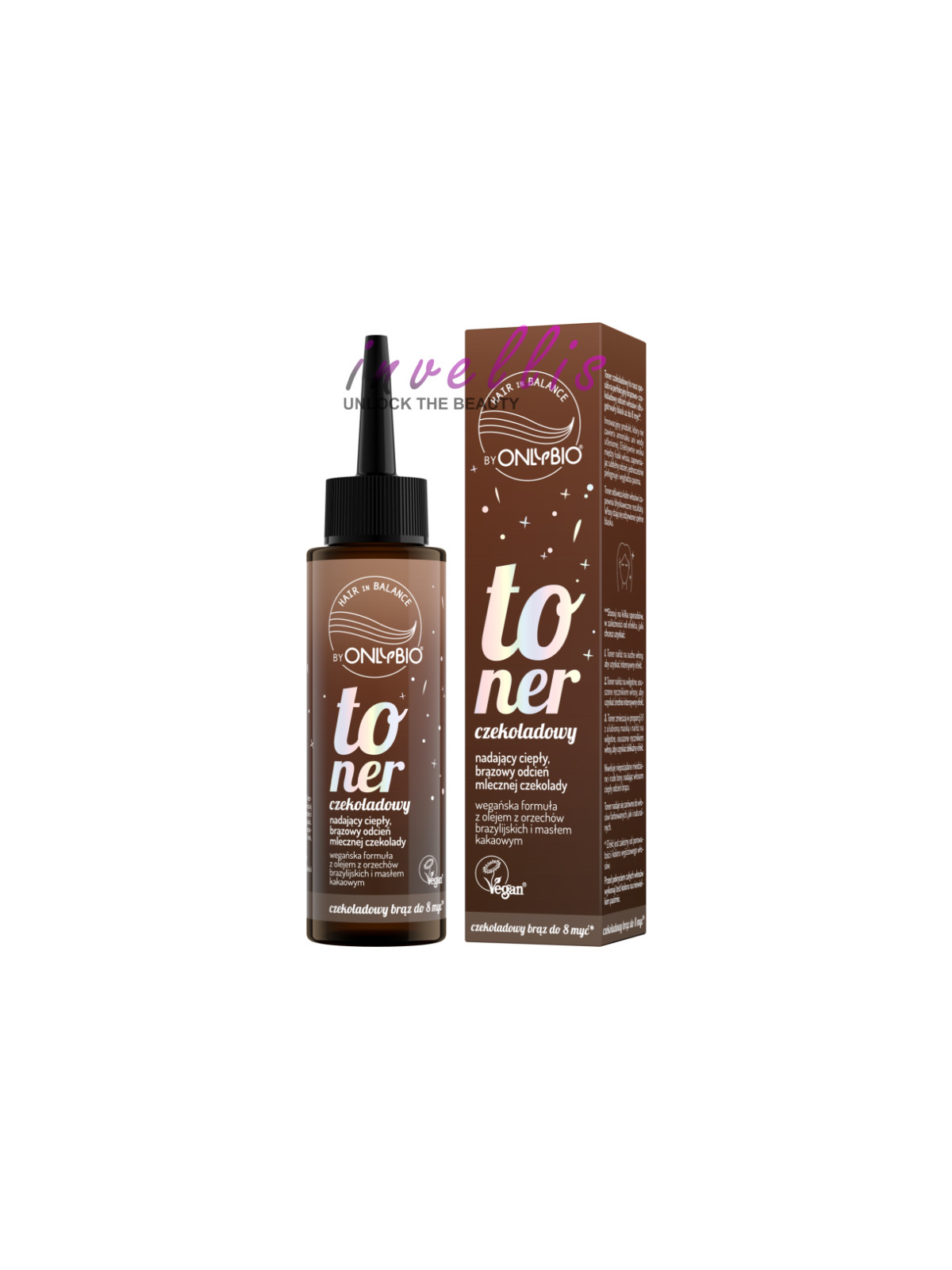 ONLYBIO CHOCOLATE TONER 100ML invellis kosmetyki tanie uk naturalne zdrowie uroda