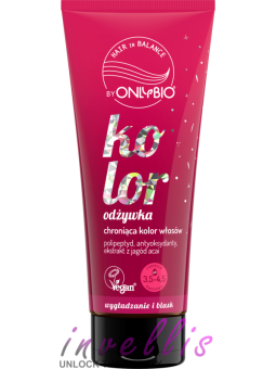 ONLYBIO HAIR BALANCE COLOR SMOOTHING COLOR-PROTECTING CONDITIONER 200ML invellis kosmetyki tanie uk naturalne zdrowie uroda