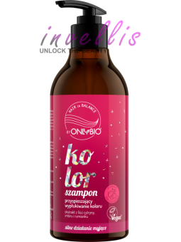 ONLYBIO HAIR BALANCE KOLOR SZAMPON PRZYSPIESZAJACY WYPLUKIWANIE KOLORU 400ML invellis kosmetyki tanie uk naturalne zdrowie uroda