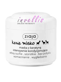 ZIAJA GOAT'S MILK CONDITIONING HAIR MASK 200ML invellis kosmetyki tanie uk naturalne zdrowie uroda