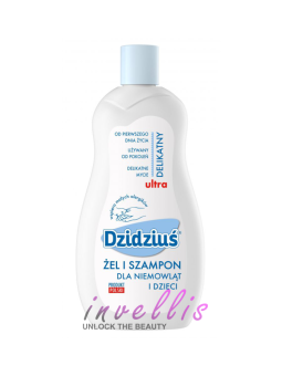 DZIDZIUS GEL AND SHAMPOO FOR CHILDREN AND INFANTS 500ML invellis kosmetyki tanie uk naturalne zdrowie uroda