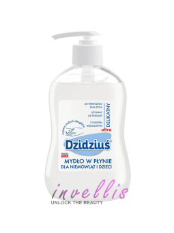 DZIDZIUS LIQUID SOAP WITH ALMOND OIL 300ML invellis kosmetyki tanie uk naturalne zdrowie uroda