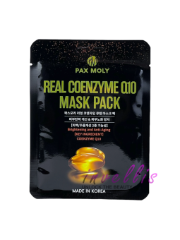 PAX MOLY ANTI-WRINKLE SHEET MASK WITH COENZYME Q10 25ML invellis kosmetyki tanie uk naturalne zdrowie uroda
