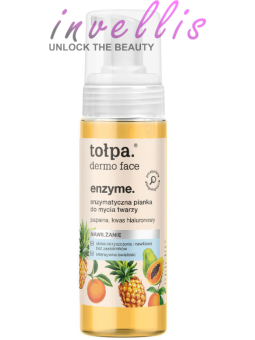 TOLPA FACE ENZYME ENZYMATIC FACE CLEANSING FOAM MOISTURIZING 150ML invellis kosmetyki tanie uk naturalne zdrowie uroda