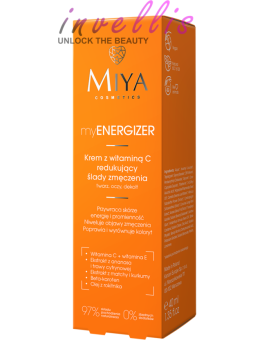MIYA MY ENERGIZER FACE CREAM WITH VITAMIN C FATIGUE-REDUCING 40ML invellis kosmetyki tanie uk naturalne zdrowie uroda