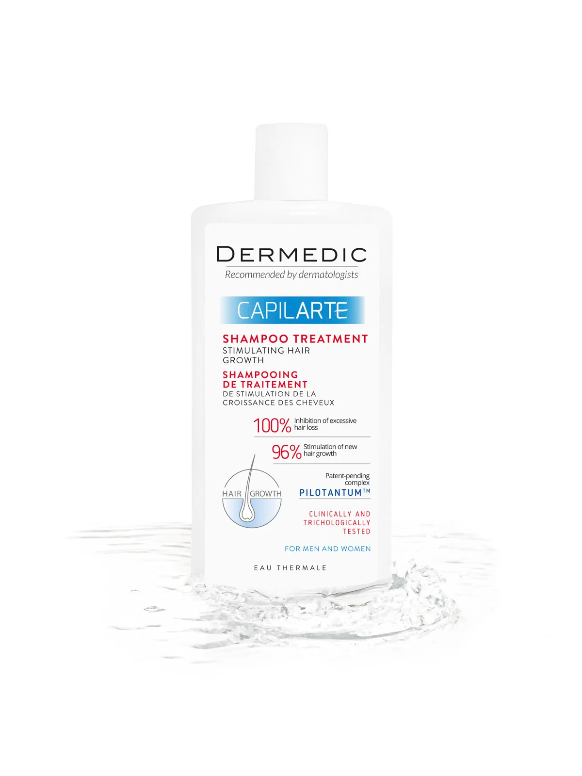 DERMEDIC CAPILARTE HAIR GROWTH STIMULATION TREATMENT SHAMPOO 300ML invellis kosmetyki tanie uk naturalne zdrowie uroda