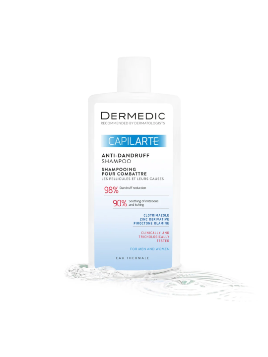 DERMEDIC CAPILARTE ANTI DANDRUFF SHAMPOO 300ML invellis kosmetyki tanie uk naturalne zdrowie uroda