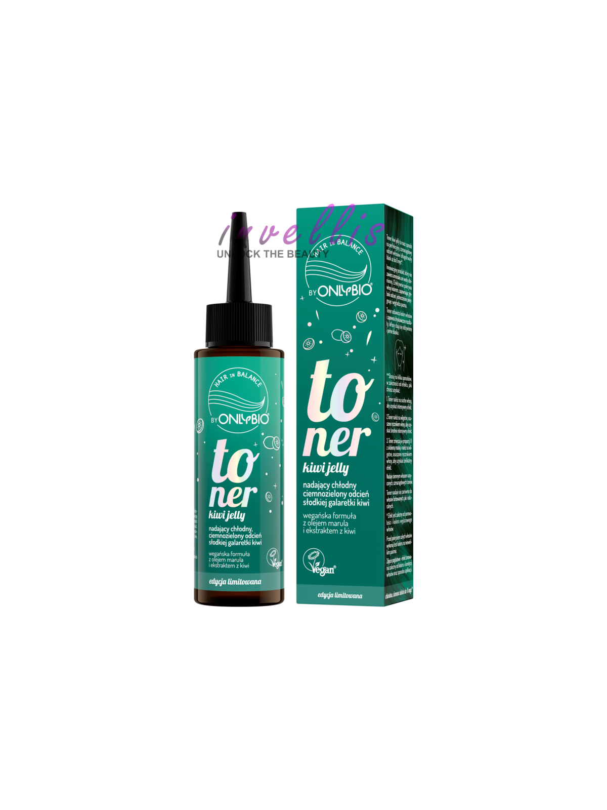 ONLYBIO KIWI TONER 100ML invellis kosmetyki tanie uk naturalne zdrowie uroda