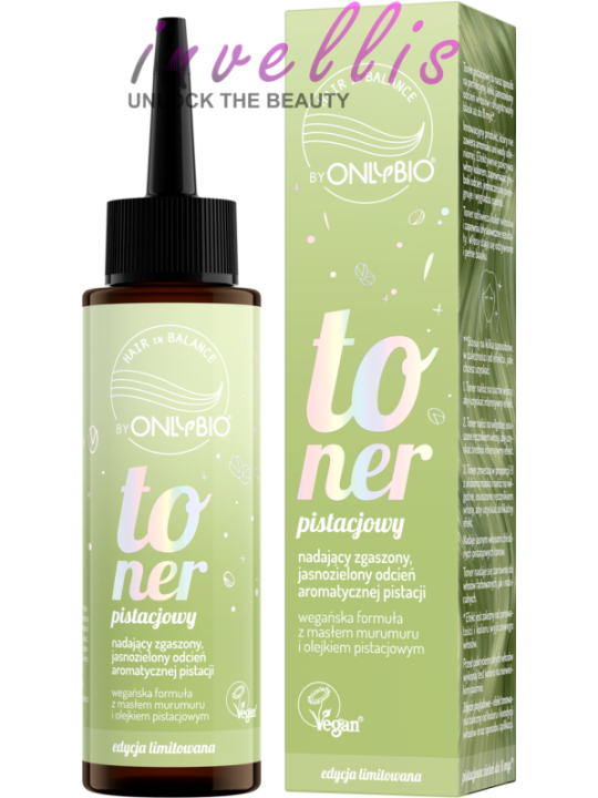 ONLYBIO PISTACHIO TONER 100ML invellis kosmetyki tanie uk naturalne zdrowie uroda