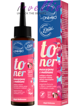 ONLYBIO WEDEL MASCARPONE AND RASPBERRY TONER INSPIRED BY THE SCENT OF PTASIE MLECZKO WITH MASCARPONE AND RASPBERRIES 100ML invel