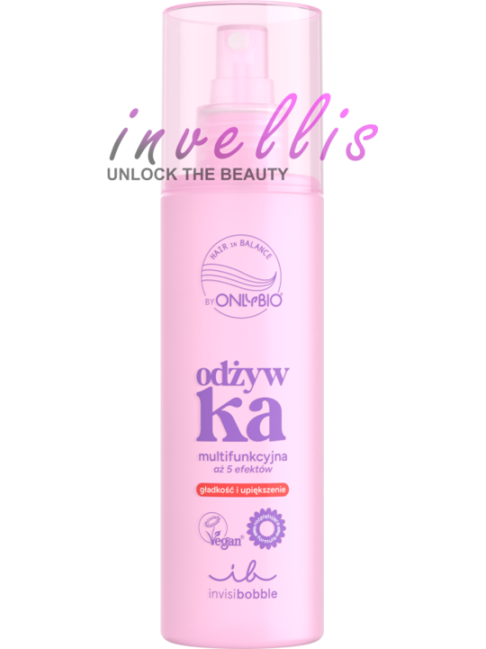 ONLYBIO INVISIBOBBLE HAIR IN BALANCE ODZYWKA MULTIFUNKCYJNA 200ML invellis kosmetyki tanie uk naturalne zdrowie uroda
