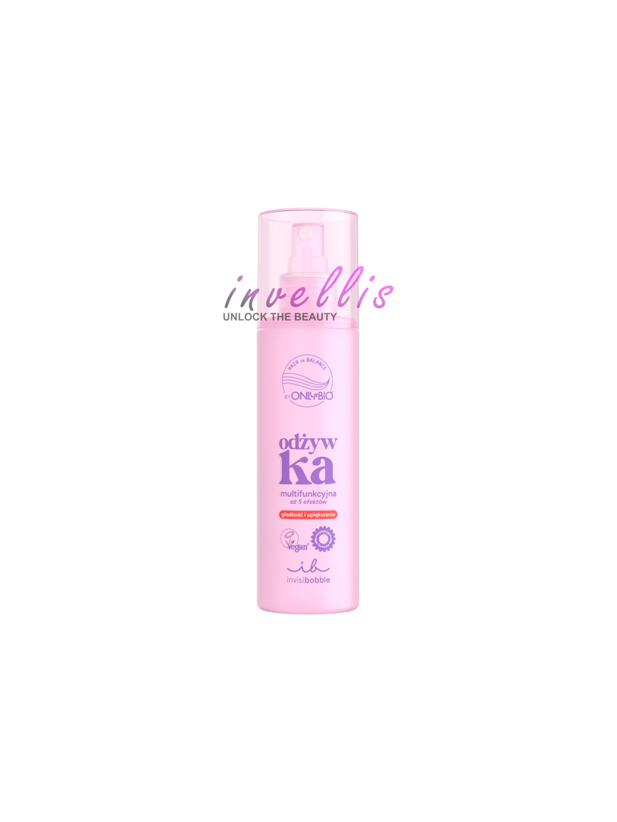 ONLYBIO INVISIBOBBLE HAIR IN BALANCE ODZYWKA MULTIFUNKCYJNA 200ML invellis kosmetyki tanie uk naturalne zdrowie uroda