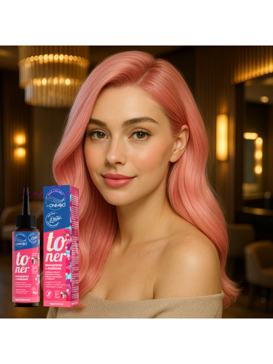 ONLYBIO WEDEL MASCARPONE AND RASPBERRY TONER INSPIRED BY THE SCENT OF PTASIE MLECZKO WITH MASCARPONE AND RASPBERRIES 100ML invel