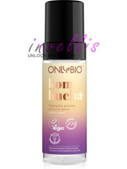 ONLYBIO KOMBUCHA FACE CLEANSING FOAM 150ML invellis kosmetyki tanie uk naturalne zdrowie uroda