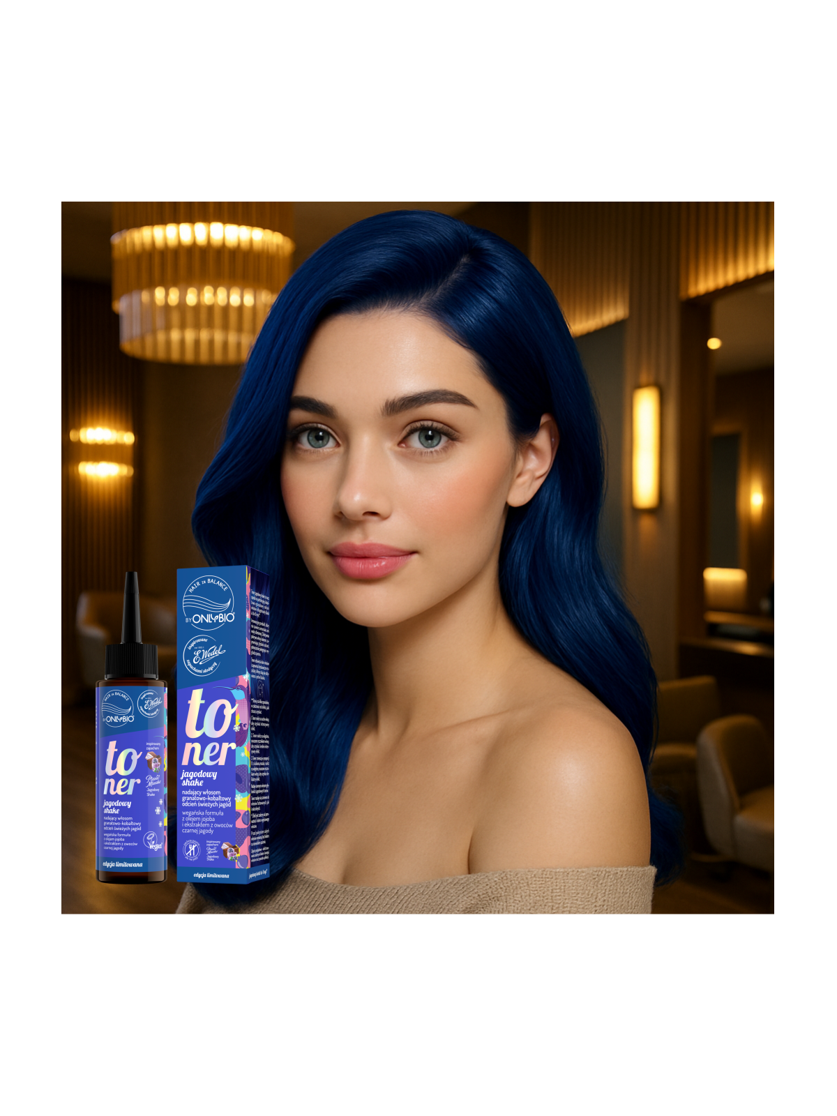 ONLYBIO WEDEL TONER JAGODOWY SHAKE INSPIROWANY ZAPACHEM Z PTASIEGO MLECZKA JAGODOWY SHAKE 100ML invellis kosmetyki tanie uk natu
