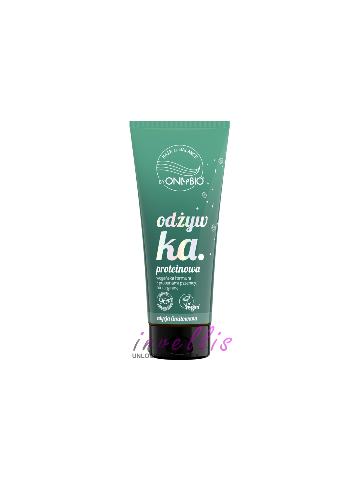 ONLYBIO HAIR IN BALANCE KIWI PROTEIN CONDITIONER 200ML invellis kosmetyki tanie uk naturalne zdrowie uroda
