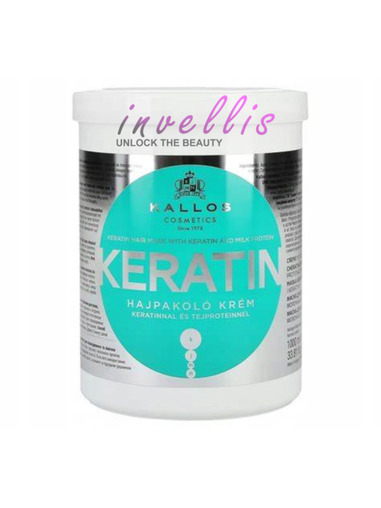 KALLOS MASKA KERATYNOWA Z PROTEINAMI MLEKA 1000G invellis kosmetyki tanie uk naturalne zdrowie uroda