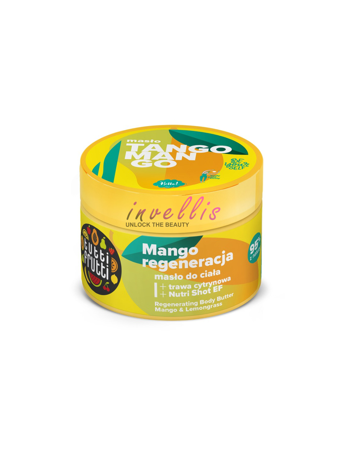 FARMONA TUTTI FRUTTI TANGO MANGO BODY BUTTER MANGO LEMONGRASS NUTRI SHOT 200ML invellis kosmetyki tanie uk naturalne zdrowie uro