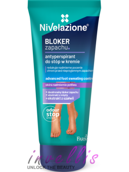 NIVELAZIONE FOOT ANTIPERSPIRANT CREAM 75ML invellis kosmetyki tanie uk naturalne zdrowie uroda