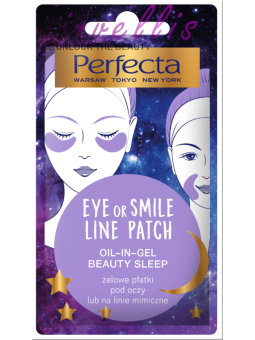 PERFECTA EYE PATCH BEAUTY SLEEP GEL EYE PATCHES OR FOR EXPRESSION LINES invellis kosmetyki tanie uk naturalne zdrowie uroda