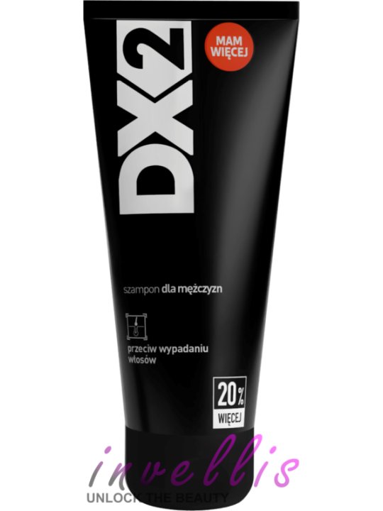 AFLOFARM DX2 SHAMPOO FOR MEN AGAINST HAIR LOSS 180ML invellis kosmetyki tanie uk naturalne zdrowie uroda