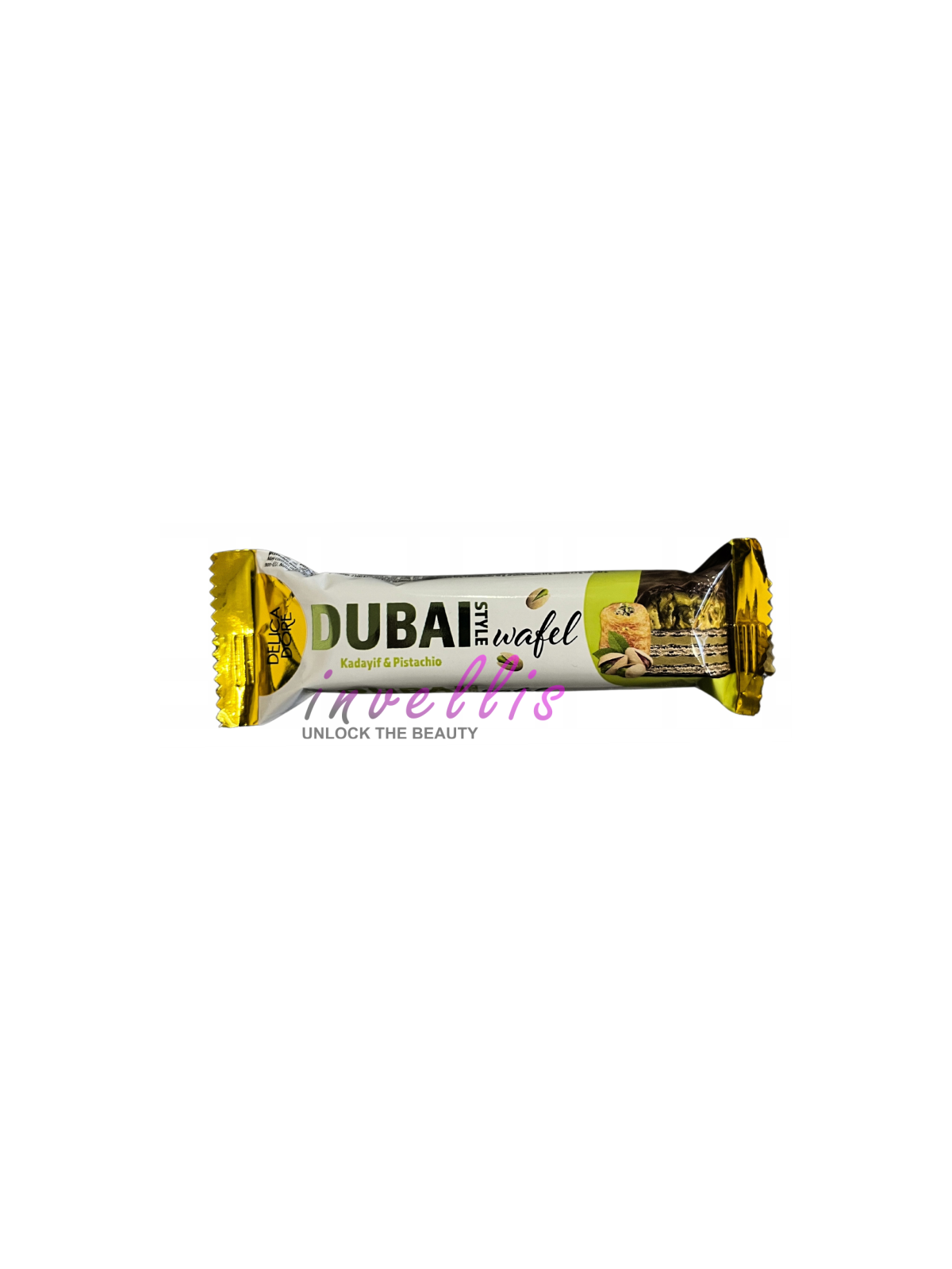 MILLANO DUBAI WAFFLE IN MILK CHOCOLATE 40G invellis kosmetyki tanie uk naturalne zdrowie uroda