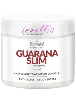FARMONA PRO GUARANA SLIM ANTI-CELLULITE BODY BUTTER 500ML kasztelan bedford polski sklep uk invellis online onlybio neboa ziaja