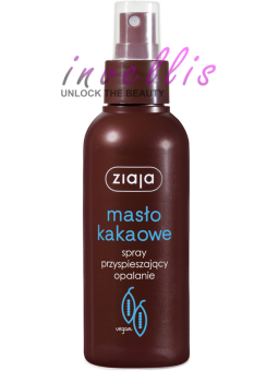ZIAJA SPRAY PRZYSPIESZAJACY OPALANIE MASLO KAKAOWE 100ML kasztelan bedford polski sklep uk invellis online onlybio neboa ziaja