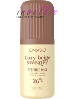 ONLYBIO COZY BEIGE SWEATER 26C MGIELKA DO WLOSOW I CIALA 100ML kasztelan bedford polski sklep uk invellis online onlybio neboa z