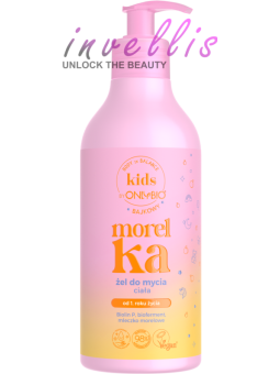 ONLYBIO KIDS ZEL DO MYCIA CIALA MORELKA OD 1 ROKU ZYCIA 400ML kasztelan bedford polski sklep uk invellis online onlybio neboa zi
