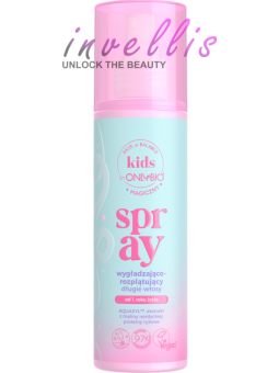 ONLYBIO KIDS MAGICZNY SPRAY WYGLADZAJACO ROZPLATUJACY DLUGIE WLOSY 200ML kasztelan bedford polski sklep uk invellis online onlyb