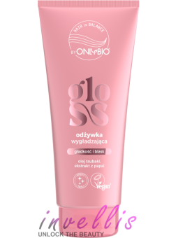 ONLYBIO GLOSS ODZYWKA WYGLADZAJACA GLADKOSC I BLASK 200ML kasztelan bedford polski sklep uk invellis online onlybio neboa ziaja