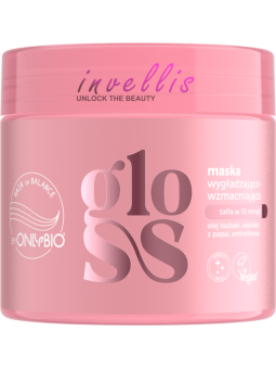 ONLYBIO GLOSS MASKA DO WLOSOW WYGLADZAJACO WZMACNIAJACA 280ML kasztelan bedford polski sklep uk invellis online onlybio neboa zi