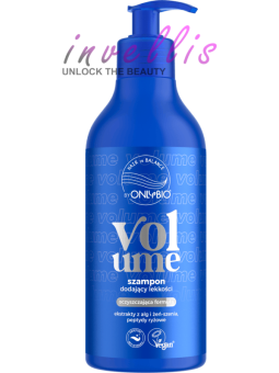 ONLYBIO VOLUME SZAMPON DODAJACY LEKKOSCI 400ML kasztelan bedford polski sklep uk invellis online onlybio neboa ziaja