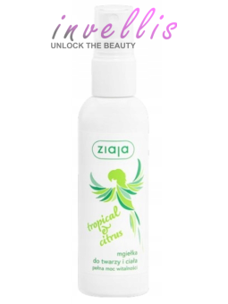 ZIAJA MGIELKA DO CIALA I TWARZY TROPICAL CITRUS 90ML kasztelan bedford polski sklep uk invellis online onlybio neboa ziaja