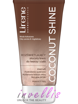 LIRENE KREM DO TWARZY I CIALA COCONUT SHINE 150ML