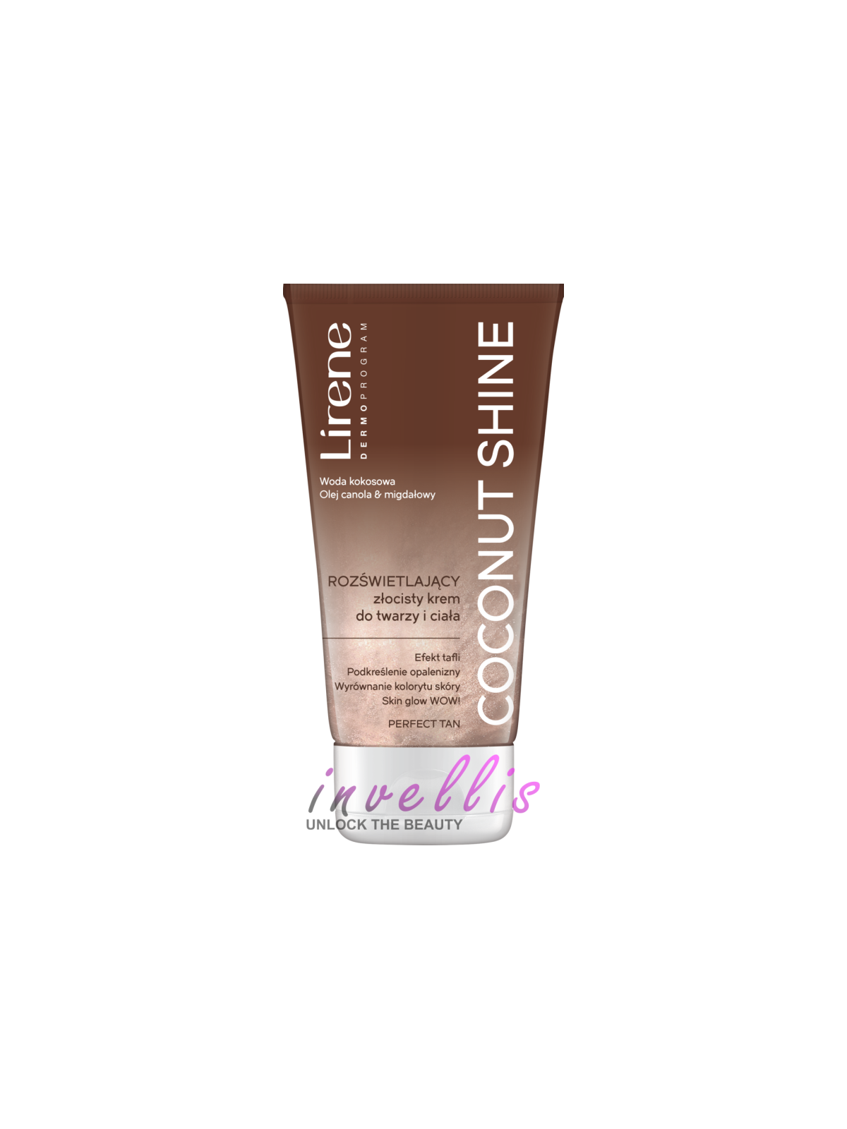 LIRENE KREM DO TWARZY I CIALA COCONUT SHINE 150ML