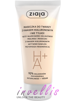 ZIAJA MASKA DO TWARZY Z PEELINGIEM KWAS HYALURONOWY 55ML
