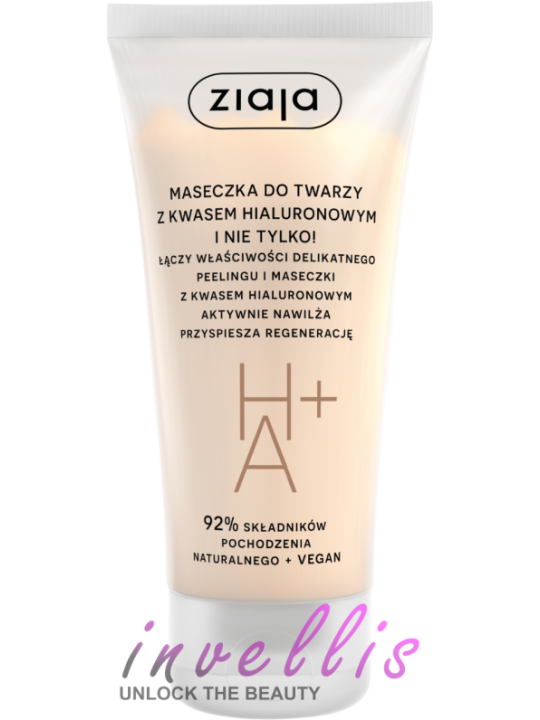 ZIAJA MASKA DO TWARZY Z PEELINGIEM KWAS HYALURONOWY 55ML