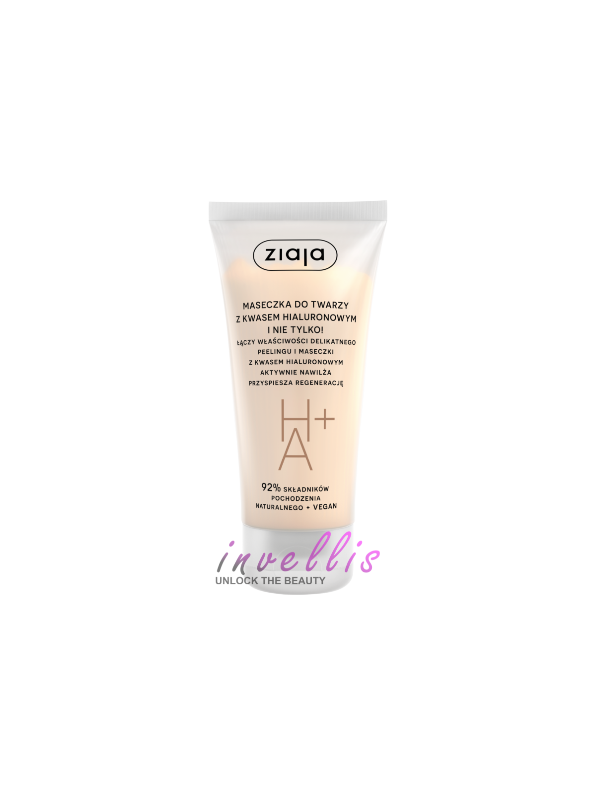 ZIAJA MASKA DO TWARZY Z PEELINGIEM KWAS HYALURONOWY 55ML